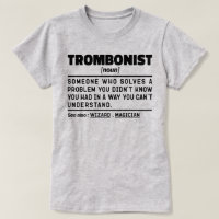 Trombonist Noun Trombone Player Brass Musician
