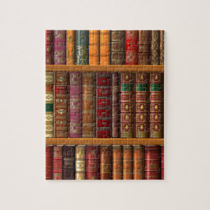 Trompe l'oeil "French library" Jigsaw Puzzle