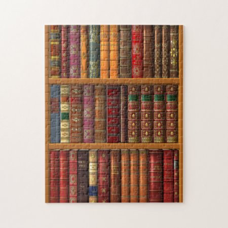 Trompe L'oeil "french Library". Jigsaw Puzzle