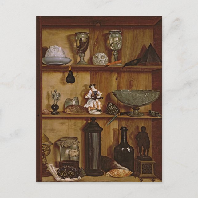 Trompe l'Oeil with a Statuette of Hercules Postcard (Front)