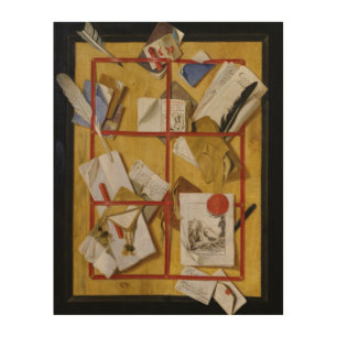 Trompe l'Oeil Wood Wall Decor