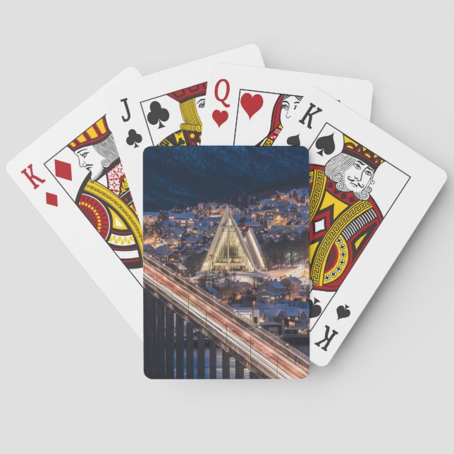 Tromso Arctic Cathedral Poker Cards (Back)