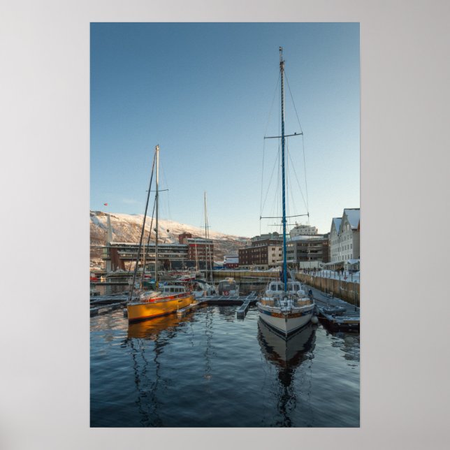 Tromso City Photo Poster (Front)