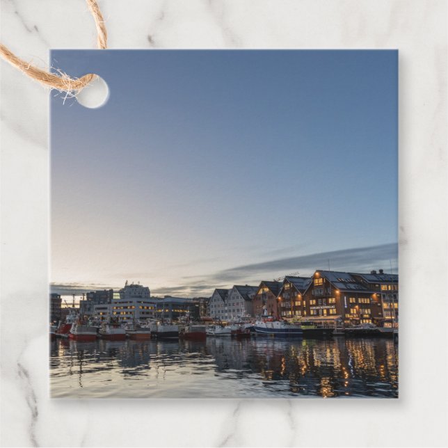 Tromso Norway Favor Tags (Front)