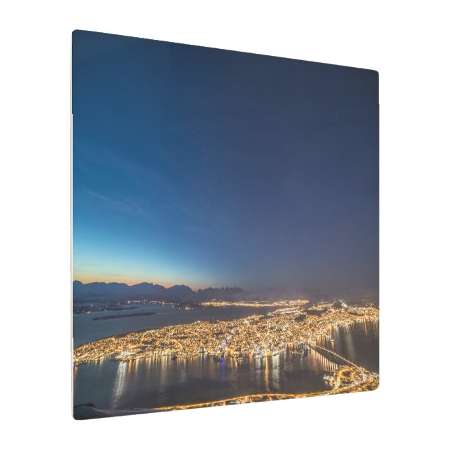 Tromso Norway Metal Print (Angled)
