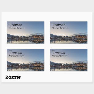 Tromso Norway Rectangular Sticker
