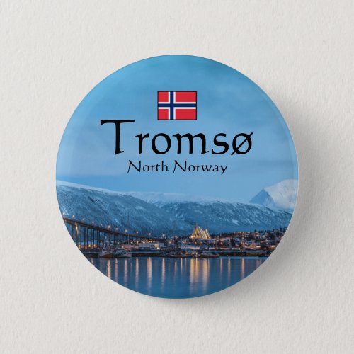 Tromso Norway Souvenir Button