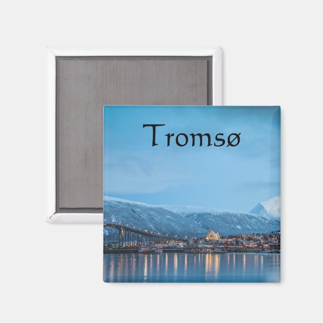 Tromso Norway Souvenir Magnet (Front/Back)