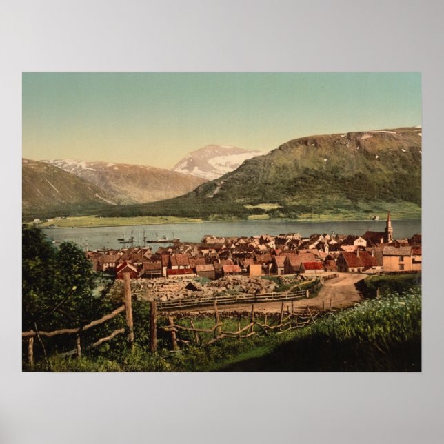 Tromso, Troms, Nord-Norge, Norway Poster (Front)