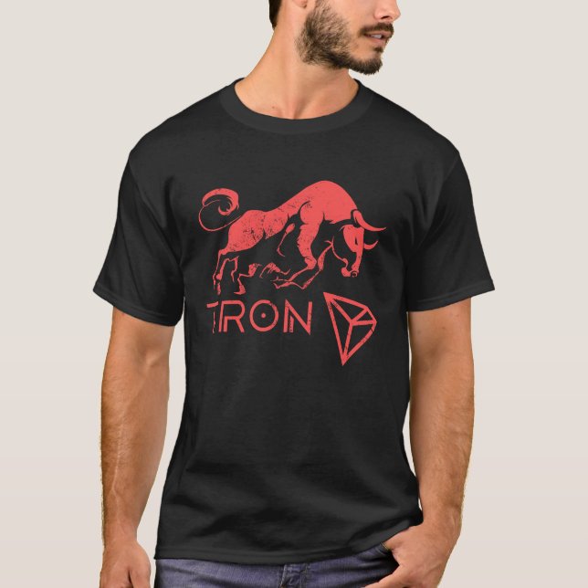 TRON Crypto Millionaire BULLRUN HODL TRX Token to  T-Shirt (Front)