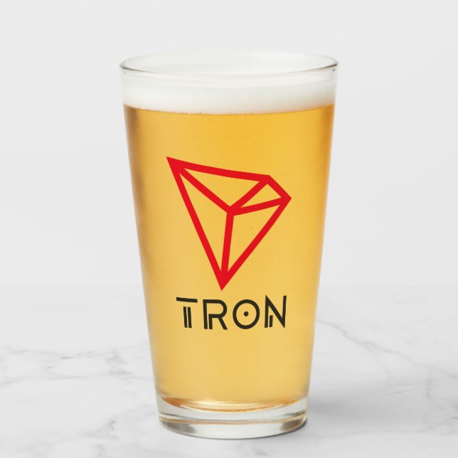 TRON Glass Cup (Front Filled)