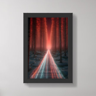 Tron Treescape Framed Art