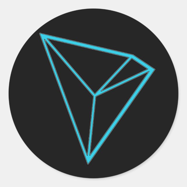 Tron TRX Logo Sticker (Front)