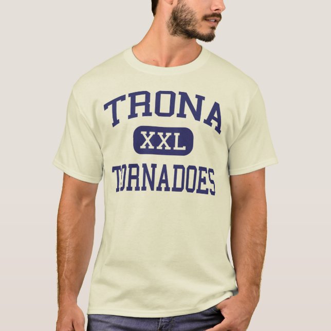 Trona - Tornadoes - High School - Trona California T-Shirt (Front)