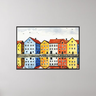 Trondheim Canvas Print