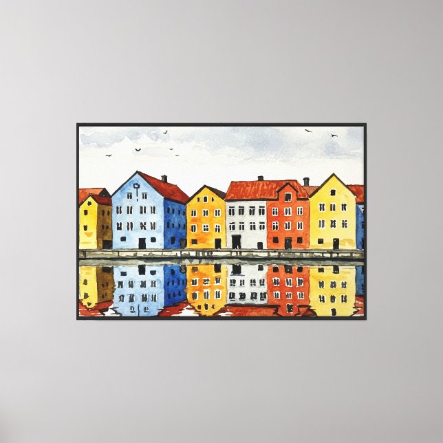 Trondheim Canvas Print (Front)