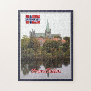Trondheim - Nidarosdome - Norway - Jigsaw Puzzle