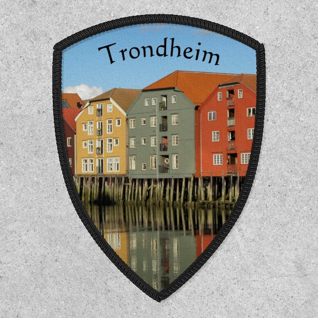 Trondheim Norway Souvenir Patch (Front)
