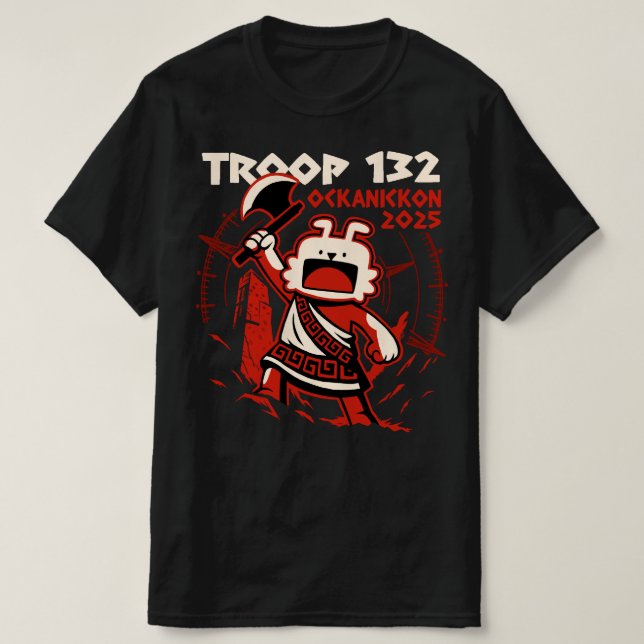 Troop 132 Ockanickon Class B Tee (Design Front)