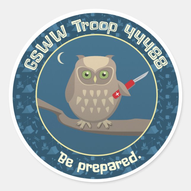 Troop 44488 stickers (Front)