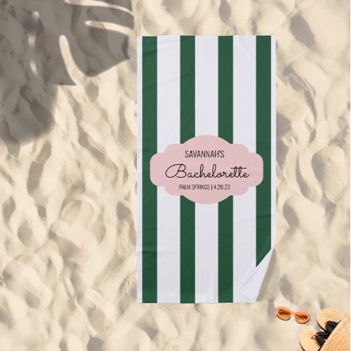 Troop Beverly Hills Bachelorette Party  Beach Towel