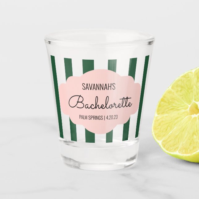 Troop Beverly Hills Bachelorette Party Shot Glass (Front)