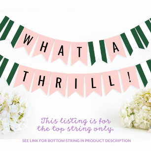 Troop Beverly Hills "What a Thrill" String 1 Bunting Flags