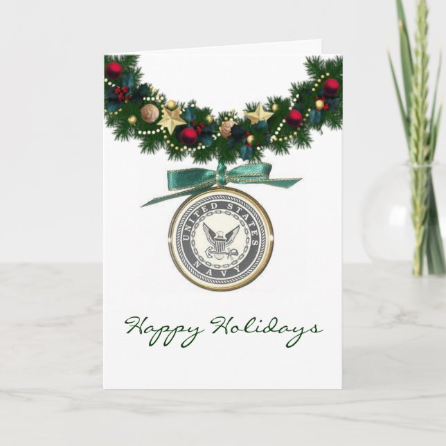 Troop Holidays Holiday Card (Front)