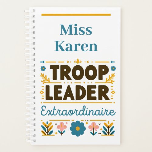 Troop Leader Extraordinaire Girl Scouting Planner