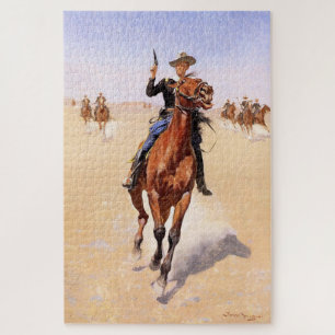 Trooper of the Plains (Cowboy Horse Rider) Jigsaw Puzzle