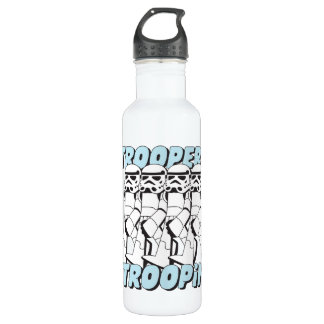 Troopers Troopin Cartoon Graphic Stainless Steel Water Bottle