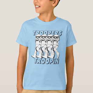 Troopers Troopin Cartoon Graphic T-Shirt