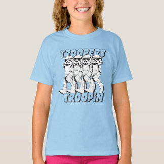 Troopers Troopin Cartoon Graphic T-Shirt