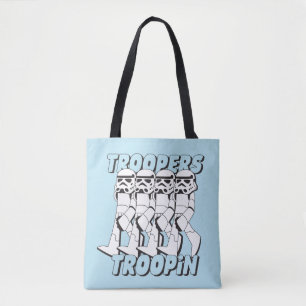 Troopers Troopin Cartoon Graphic Tote Bag