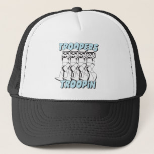 Troopers Troopin Cartoon Graphic Trucker Hat