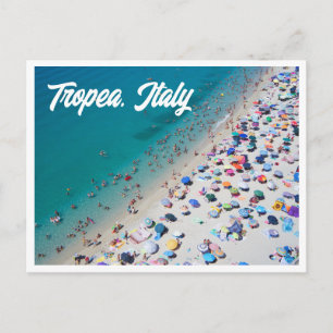 Tropea Italy Aerial Beach Photo Postcard