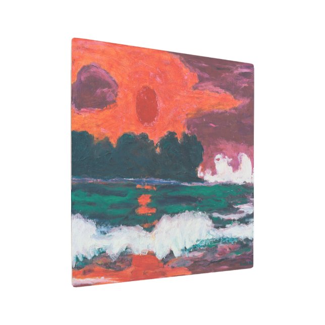 Tropensonne | Emil Nolde | Metal Print (Angled)