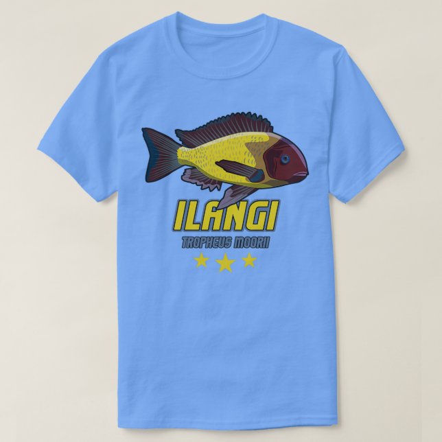 Tropheus Moorii Moori Ilangi Tanganyika Cichlid Aq T-Shirt (Design Front)