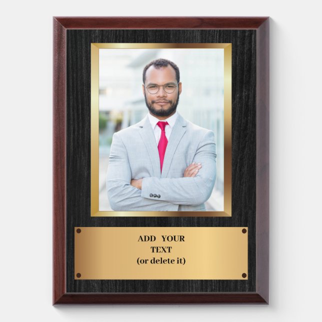 Trophies & Awards with custom photo & Text (Vertical)