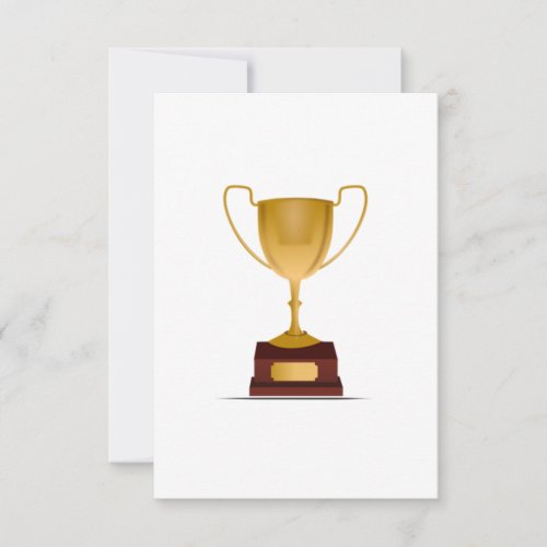 Trophy Personalized Invitation