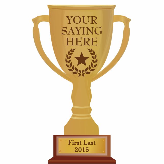 Trophy Award Photo Sculpture (Front)