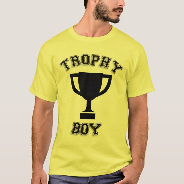TROPHY BOY HUMOR T-Shirt (Front)
