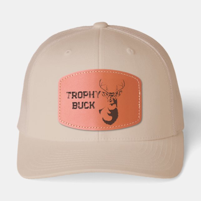 Trophy Buck Trucker Hat – Hunting & Outdoors Patch (Front)