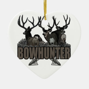 Trophy Bucks Bowhunter Ceramic Ornament
