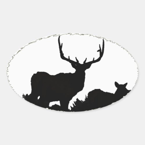 Trophy bull oval sticker