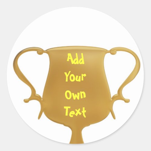 Trophy Classic Round Sticker