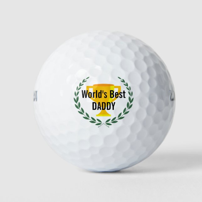 Trophy Cup and Laurel Wreath Golf Balls (Front)