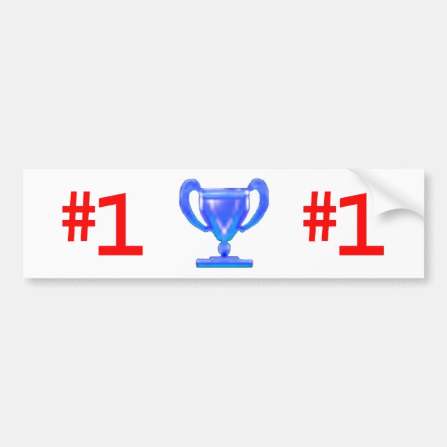 Trophy Cup jGibney The MUSEUM Zazzle Gifts Bumper Sticker (Front)