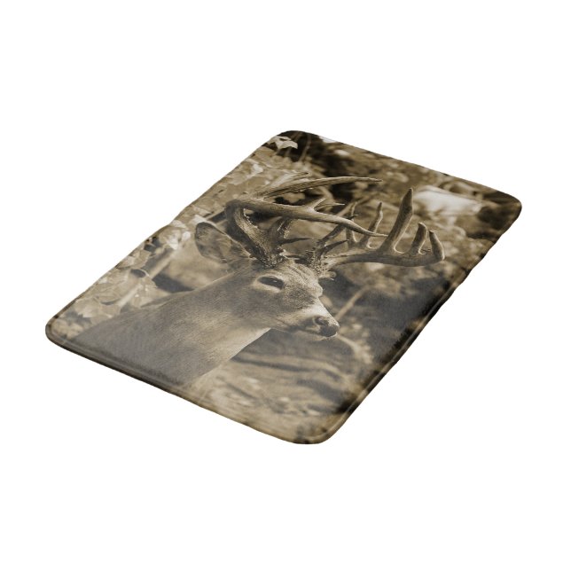 Trophy Deer Bath Mat (Angled)