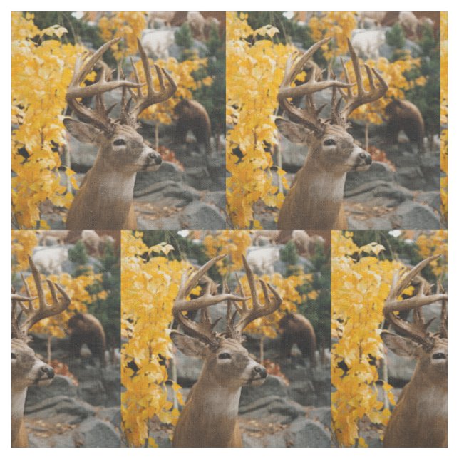 Trophy Deer Fabric (Swatch)